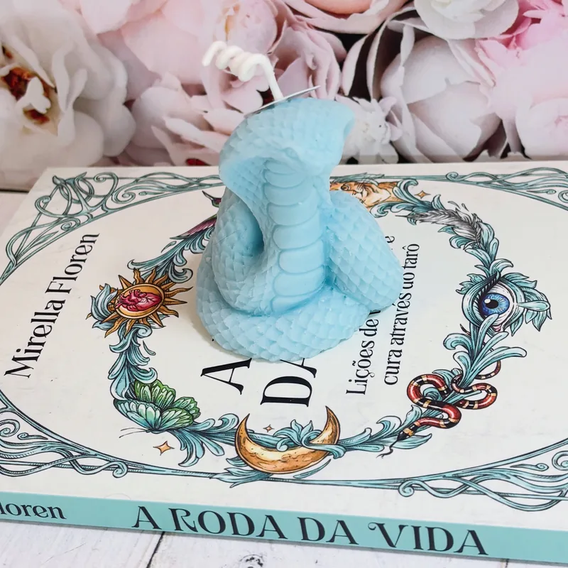 Vela de cobra azul